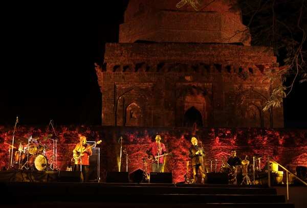 Indian Ocean performing at Mandu