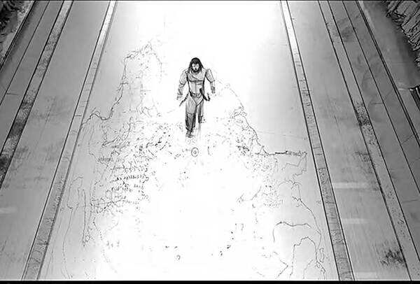 Udaybhan Rathod, as visualised by the filmmakers in this production sketch