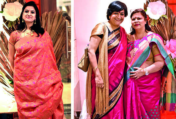 (L) Shikha Agarwal (R) Tammana Ahuja and Sandhya (BCCL/ Amar Deep)
