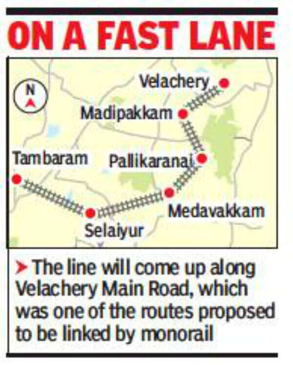 Chennai Rail to link Velachery with Tambaram soon Chennai News