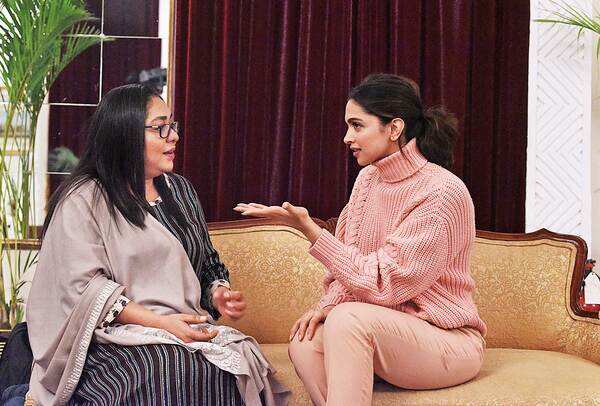 Meghna Gulzar and Deepika Padukone