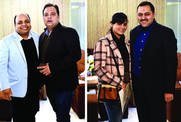 (L) DK Shrivastava and Dr Nadeem (R) Jaya and Rahul (BCCL/ Amar Deep)
