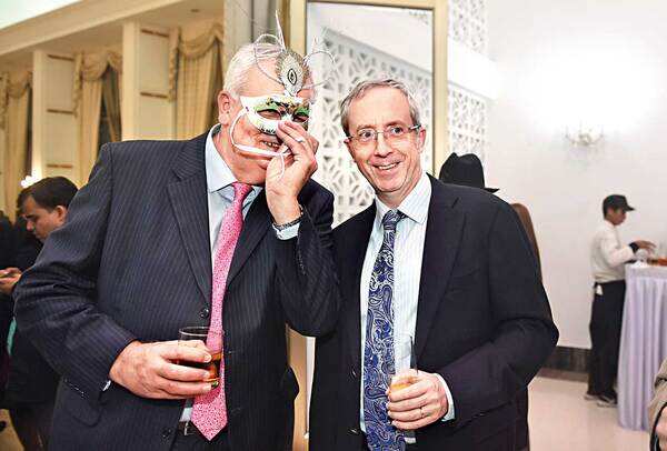 Petar Ljubicic, Croatian Ambassador, and François Delhaye, Belgian Ambassador