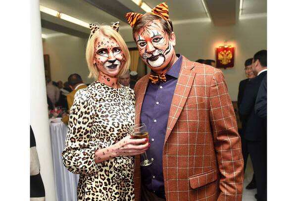 Igor Boldyrev, Second Secretary, Vice-Consul, Russian embassy, with his wife Lidia