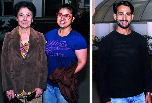(L) Rajni Malhotra and Zeniya Malhotra (R) Yash Chaurasia (BCCL/ Vishnu Jaiswal)