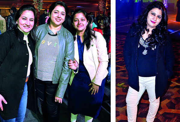(L) Rashmi Singh, Shalini Malhotra and Rubika Singh (R) Shweta Pandey (BCCL/ IB Singh)