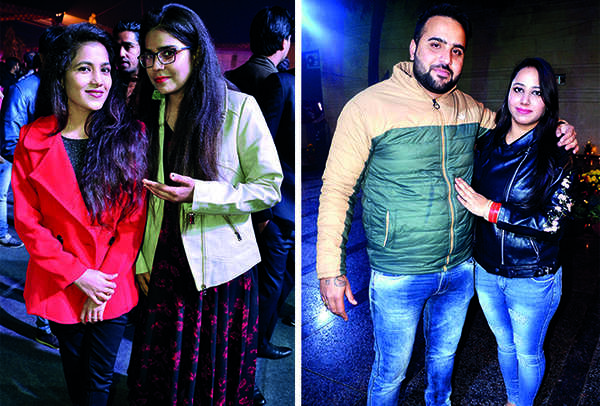 (L) Shivangi Patel and Chitra Singh (R) Veeru and Tanya Singh (BCCL/ IB Singh)