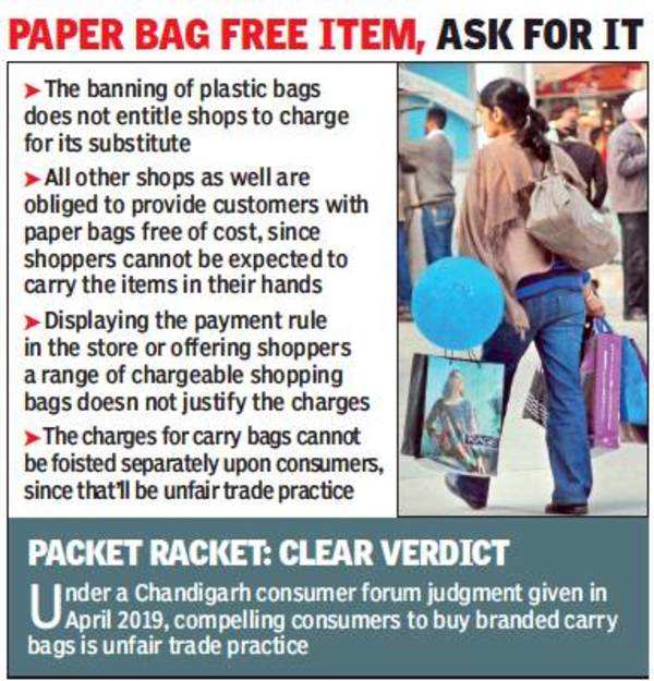 Sale of Carry Bags at Retail Stores  An explainer