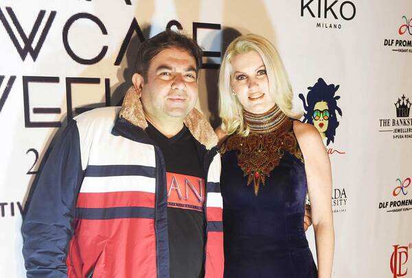 Dinesh Aneja, Owner, Danj Entertainment Inc, with Anca Verma