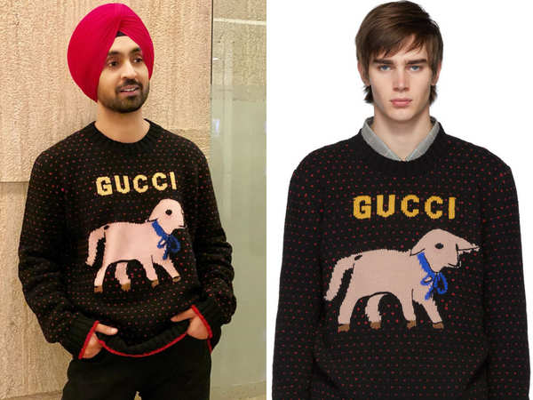 Diljit Dosanjh's lamb logo sweater is SO EXPENSIVE, it'll give you chills! - Times of India