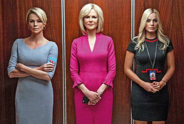 Charlize Theron, Nicole Kidman and Margot Robbie in 'Bombshell'