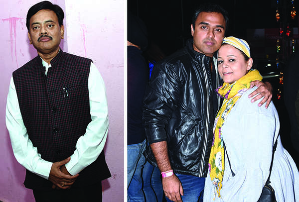 (L) Jitendra Kumar (R) Karan and Sivanka Chanda (BCCL/ Farhan Ahmad Siddiqui)