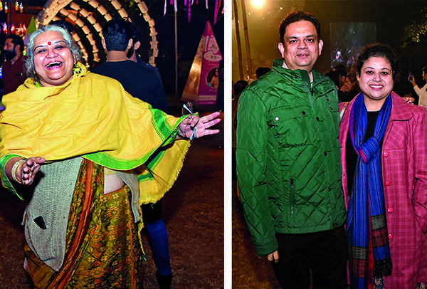(L) Madhvi Kuckreja (R) Yatindra and Manjari Mishra (BCCL/ Farhan Ahmad Siddiqui)