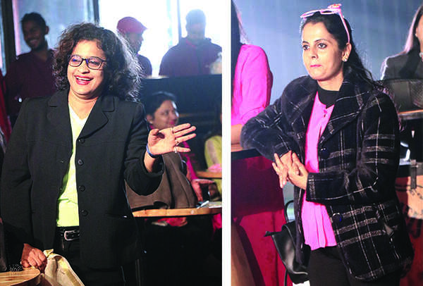 (L) Poonam Maheshwari (R) Priti Johar (BCCL/ Unmesh Pandey)
