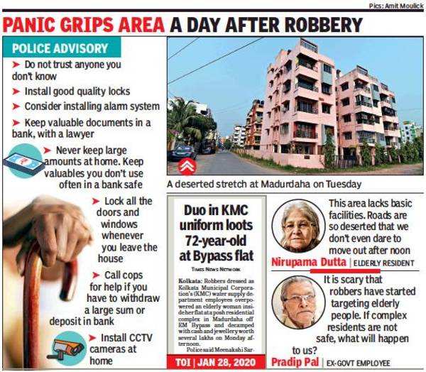 Kolkata: Theft in ‘secure’ gated society leaves seniors in ‘unsafe ...