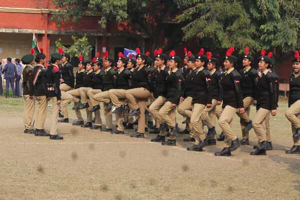 NCC Cadets in action