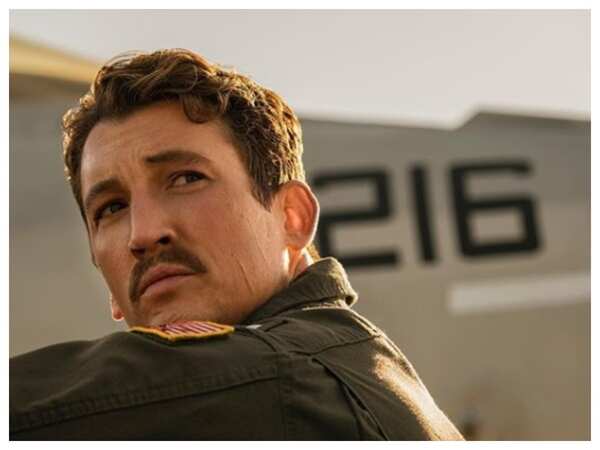 Maverick. Miles Teller is Lt. Bradley “Rooster” Bradshaw.