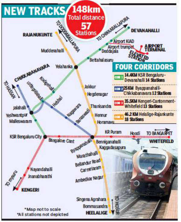 BS Yediyurappa: Suburban rail in 3 years, says CM BS Yediyurappa; 6 ...