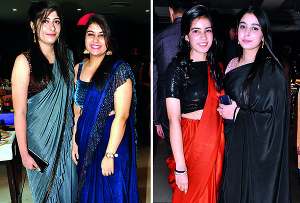 (L) Harshita Malhotra and Divya Jasnani (R) Kritika and Kriti (BCCL/ AS Rathor)