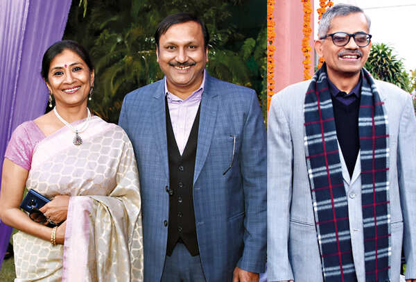 (L) Priya and Anand Kumar (R) Rajendra Tiwari (BCCL/ Farhan Ahmad Siddiqui)