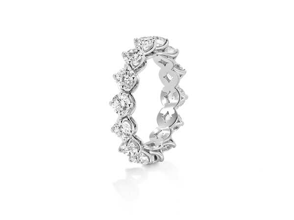 Forevermark Eternity Band set in 18k White Gold 2.97 ctw