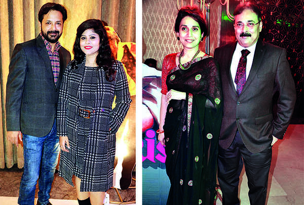 (L) Nitin and Kanchan Gupta (R) Reema and Pankaj Kapoor (BCCL/ IB Singh)