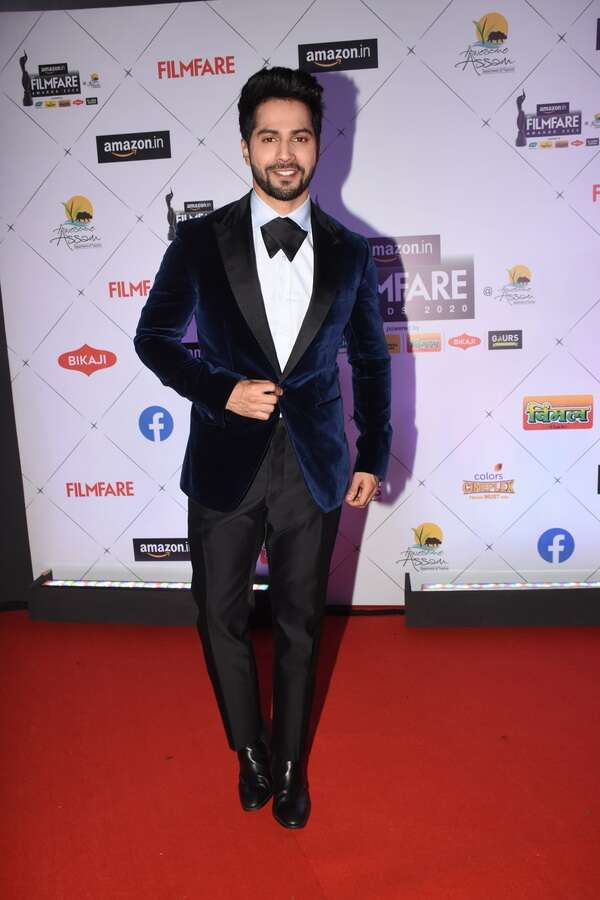 Varun Dhawan at the 65th Amazon Filmfare Awards 2020