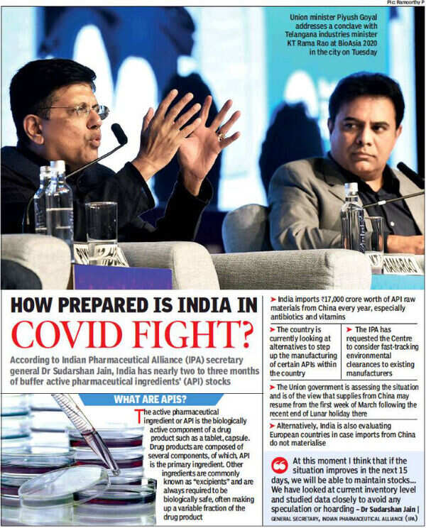 Pharma biggies see opportunity in Coronavirus Hyderabad News Times