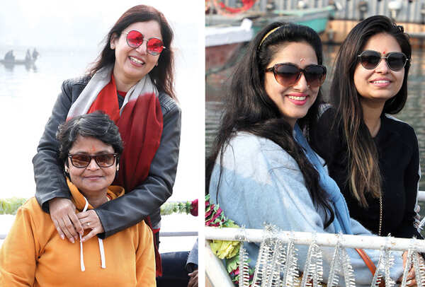 (L) Anita Pande and Nidhi Prakash (R) Arti and Bobby (BCCL/ Aditya Yadav)