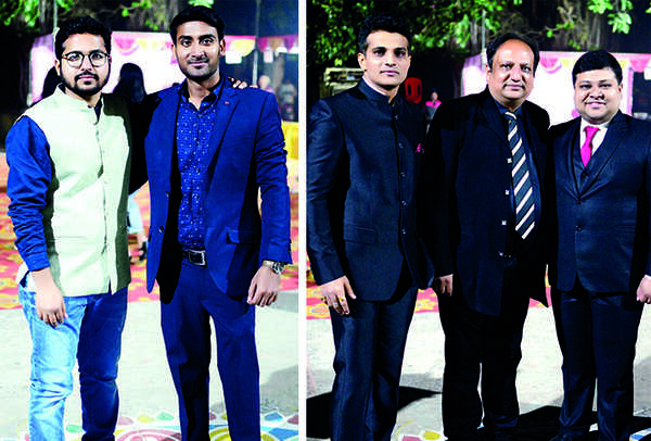 (L) Anubhav and Shariq (R) Atul, Neeraj and Gaurav (BCCL/ Pankaj Singh)