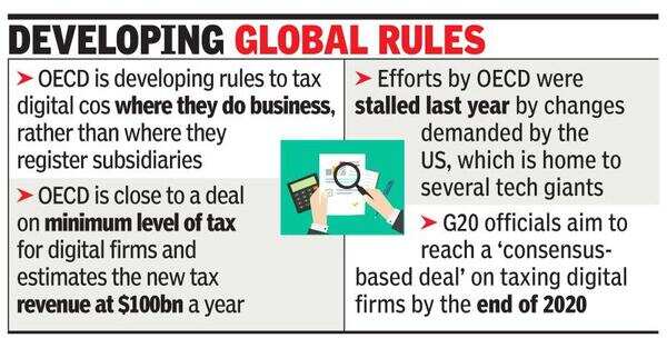 Let's come together to tax tech giants, say G20 officials eyeing $100 ...