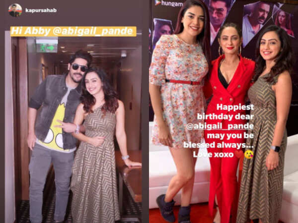 Abhishek Kapur and Anjum Fakih wish Abgail on her b'day