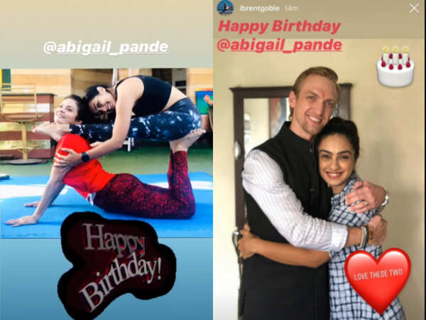 Sheeba and Brent wish Abigail