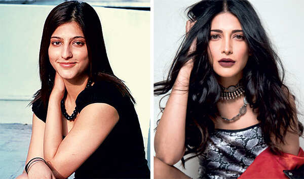 Shruti Haasan: Then and now