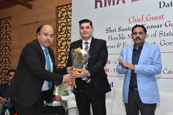 Felicitation ceremony during the Symposium