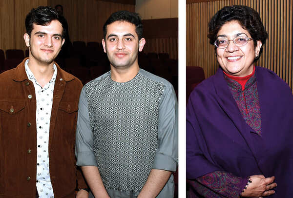(L) Haroon Raiskhan and Abdullah Habeeb (R) Kavita Das (BCCL/ Vishnu Jaiswal)
