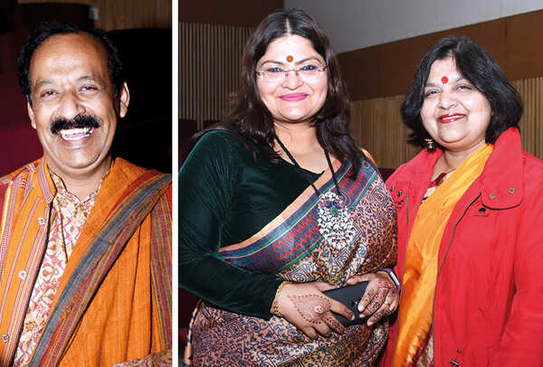 (L) Prof Rakesh Chandra (R) Sumita Dasgupta and Bulbul Godiyal (BCCL/ Vishnu Jaiswal)