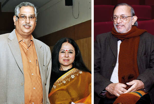 (L) Atul & Upma Chaturvedi (R) Amit Mukherjee (BCCL/ Vishnu Jaiswal)