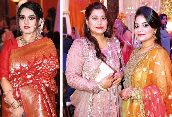 (L) Mantasha (R) Armida and Sania (BCCL/ Aditya Yadav)