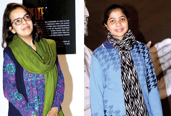 (L) Janani Pratap (R) Mansi B (BCCL/ Unmesh Pandey)