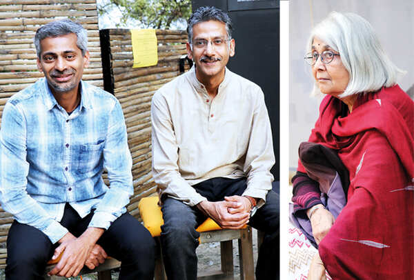 (L) Kumar Radhakrishnan and Dr Ranjan Bajaj (R) Neerupama Bhangar (BCCL/ Unmesh Pandey)