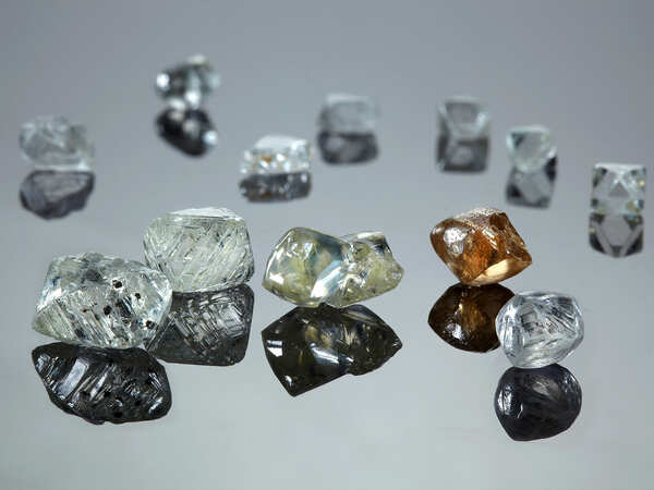 Uncut diamonds