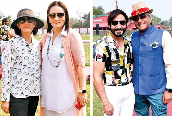 (L) Ginny Ghuman and Heminder Puri (R) GP Singh and Samar Pundir (BCCL/ Vishnu Jaiswal)