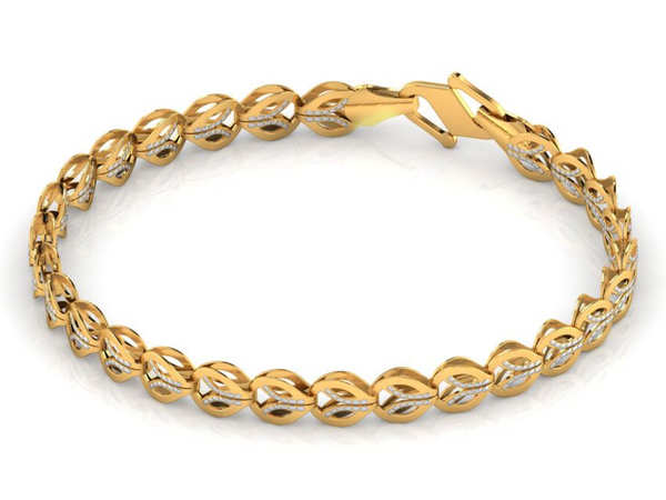 Buy Men Pure Silver Bracelet Design at Best price TajMahal Silver
