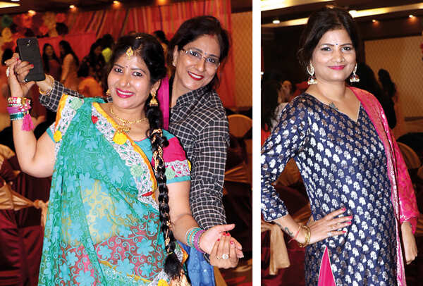(L) Renu Keshri and Priti Agrawal (R) Sangeeta Srivastav (BCCL/ Unmesh Pandey)