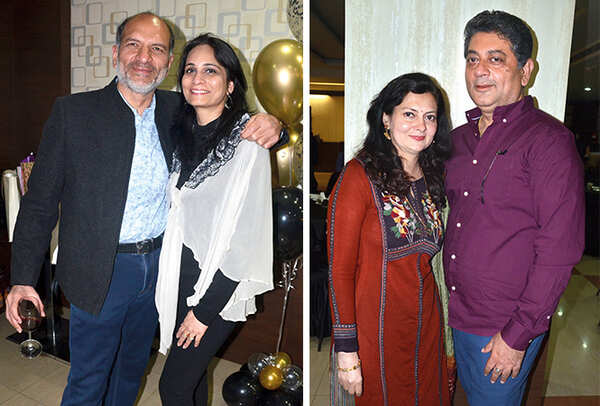 (L) Sachin and Preeti Arora (R) Shivani and Vishal Arora (BCCL/ IB Singh)