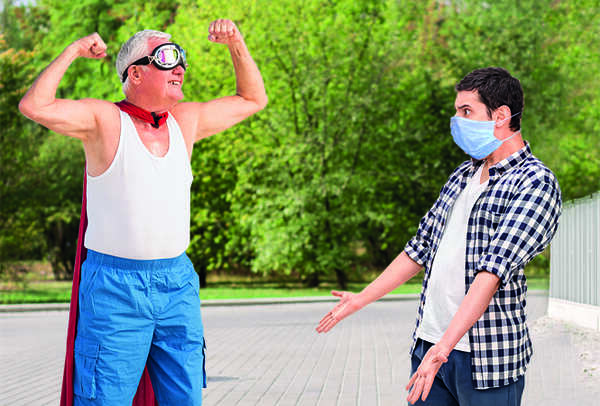 Parents are telling kids that health advisories amid the corona scare are a result of hype