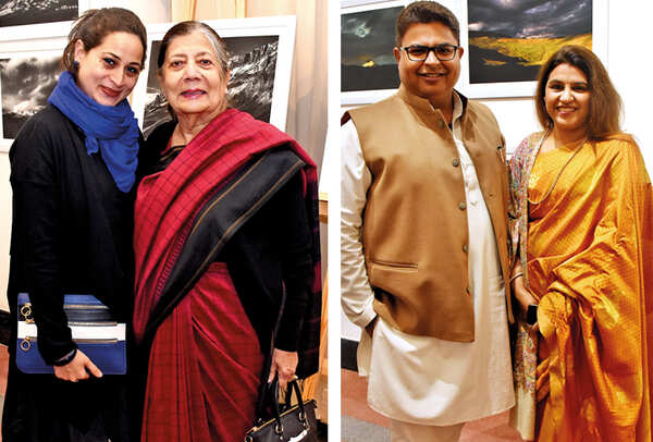 (L) Nayab and Dr Qamar Rahman (R) Abhishek Mishra and Swati Mishra (BCCL/ Vishnu Jaiswal)