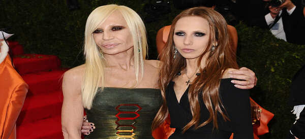 Donatella Versace and daughter Allegra
