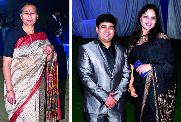(L) Babita Bhasin (R) Dhruv Mehrotra and Nishu Iyer (BCCL/ Vishnu Jaiswal)